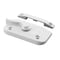 Prime-Line Window Sash Lock 1-7/8 H/C w/ Keeper 2-1/16 H/C Diecast White w/Screws (Single Pack) F 2915 - alternate 1